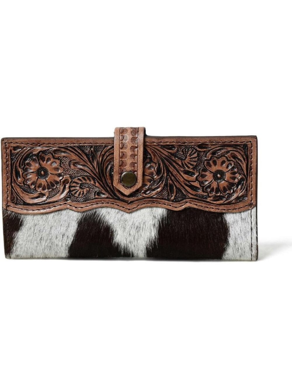 Stylish Leather Wallet for Women - RFID Blocking, Large Capacity Wristlet, Daily